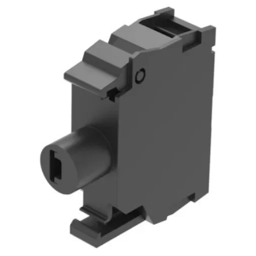 EAO 45-32 Series Lighting Unit for Use with Push Button Contact Block, 240, Amber Light, Screw Terminal - 45-320.1F12 product image