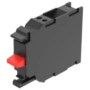 EAO Series 45 Series Push Button Switch, Slow Make, Front, DPST, 500, IP20, IP40 - 45-314.1X40 product image