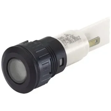 EAO 17-38 Series White Panel Mount Indicator, 24, 16.2 Mounting Hole Size, Plug-In Termination, IP40, IP65 - 17-38135WZ product image