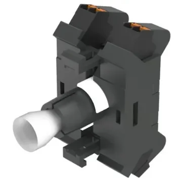 EAO 704.9 Series Contact & Light Block for Use with Push Button Contact Block, 24, White Light, Push In Terminal - 704.952.129.3 product image