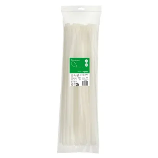 Schneider Electric Cable Tie, , 550mm x 8.8 mm, Clear Nylon, Pk-1 - IMT46426 product image
