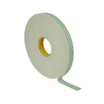 1152703 White Double Sided Tape, 0.08mm Thick, Urethane Backing, 38mm x 33m product image