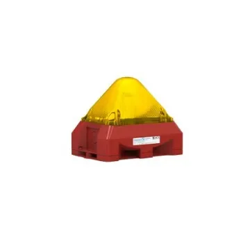 Pfannenberg PY X Series Yellow Beacon, 12 V dc, 24 V dc, 48 V dc, IP66, Panel Mount, 101dB at 1 Metre - 21555813000 product image
