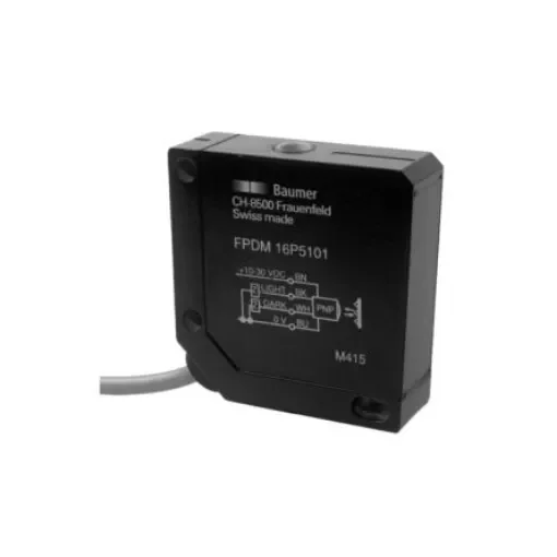 Baumer Retro Reflective Photoelectric Sensor, Rectangular Sensor, 7.3 m Detection Range - FPDM 16P5101 product image