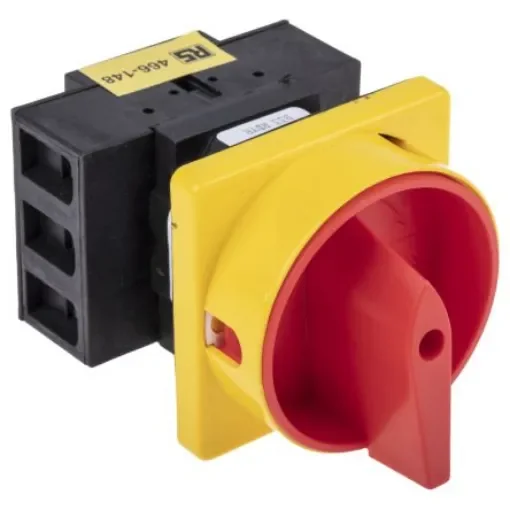 RS PRO 3P Pole Panel Mount Isolator Switch - 25A Maximum Current, 11kW Power Rating, IP65 - 466148 product image