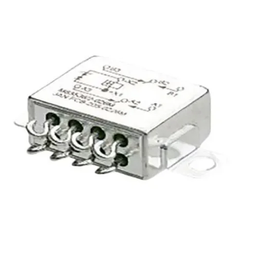 TE Connectivity CII FCB-205 Series Electromechanical Interface Relay, Panel Mount, PCB Mount, 28V dc Coil, DPDT, 5A Load - 3-1617758-7 product image
