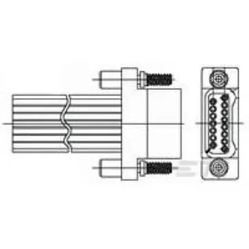 TE Connectivity Nanonics Series Straight Cable Mount PCB Connector, 9 Contact(s), 0.64mm Pitch - 1589788-2 product image