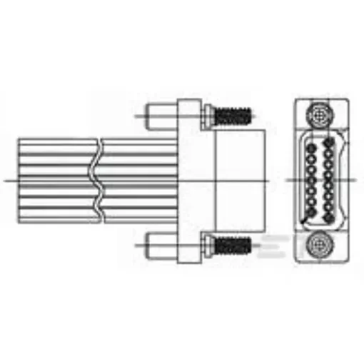 TE Connectivity Nanonics Series Straight Cable Mount PCB Connector, 9 Contact(s), 0.64mm Pitch - 1589788-2 product image