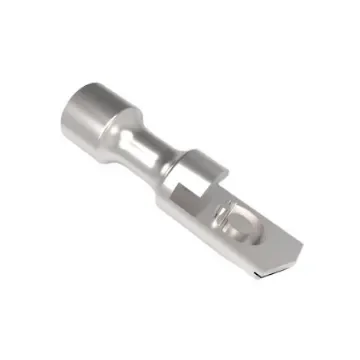 TE Connectivity, AMPOWER Uninsulated, Silver Crimp Pin Connector 4.7AWG, Silver - 53446-1 product image
