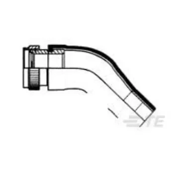 TE Connectivity, RAYCHEM TXR Straight Circular Connector Backshell, For Use With Cable - 177221-000 product image