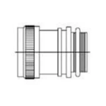 TE Connectivity, TXRSize 22 Straight Circular Connector Backshell, For Use With Connectors - 468743-000 product image