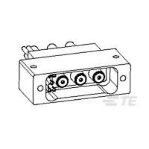TE Connectivity 1589069-4 Series Board Mount, 50O, Solder Termination, Right Angle Body product image