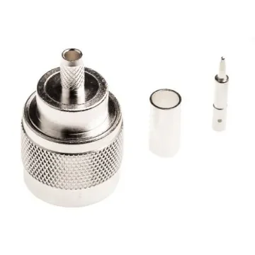 TE Connectivity, Plug Cable Mount N Connector, 50O, Crimp Termination, Straight Body - 1-1337416-0 product image