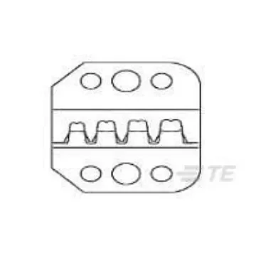 TE Connectivity 58593 Ratcheting Crimp Tool for Hand Crimping Tools - 58593-2 product image
