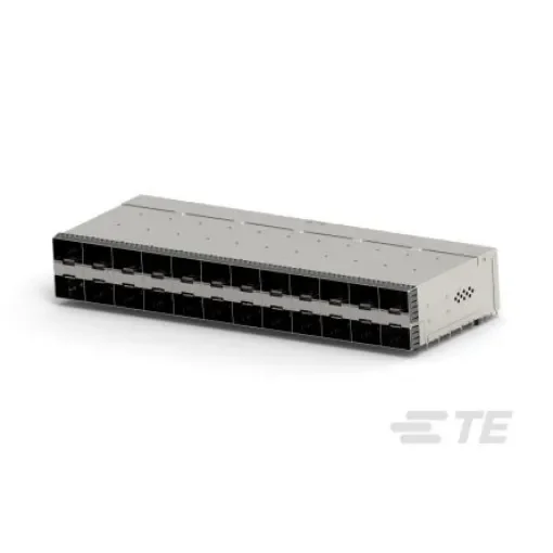 TE Connectivity zSFP+ Cage Assembly With Integrated Connector Receptacle 24-Port 20-Position, 2349201-5 product image