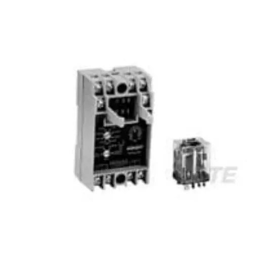 TE Connectivity SSFR Series Electromechanical Interface Relay, DIN Rail Mount, DPDT, 2-Pole, 10A Load - 1423167-7 product image