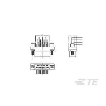 TE Connectivity Nanonics Series Horizontal Board Mount PCB Header, 65 Contact(s), 1.27mm Pitch, 2 Row(s), Unshrouded - 1589481-8 product image