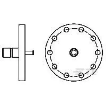 TE Connectivity 10771 Series, Jack Board Mount SMB Connector, 50O, Through Hole Termination, Vertical Body - 1077133-1 product image