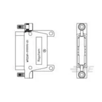 TE Connectivity MTCC1P Series Panel Mount Backplane Connector, 1.27mm Pitch - 364283-000 product image