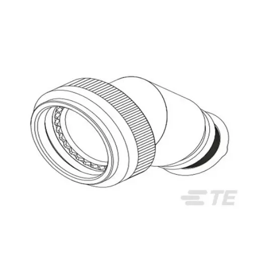 TE Connectivity, 7545Size 19mm Circular Connector Backshell, For Use With Connector - 075459-000 product image