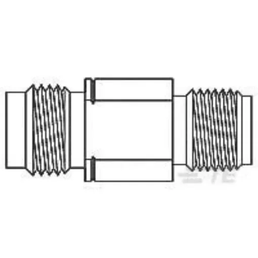 TE Connectivity 10633 Series, Jack Panel Mount Circular Coaxial Connector, Cable Termination, Straight Body - 1063382-1 product image