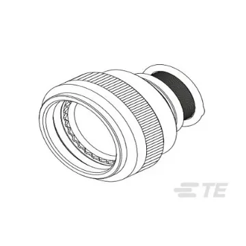 TE Connectivity, TXRSize 14S Straight Circular Connector Backshell, For Use With Connectors - 464093-000 product image