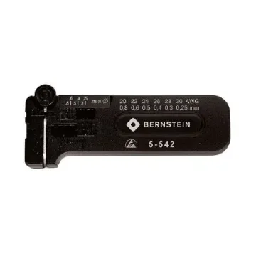 Bernstein 5 Series Dissipative Precision Stripper Precision stripper, 0.25 Min, 0.8mm Max, 102 mm Overall - 5-542 product image