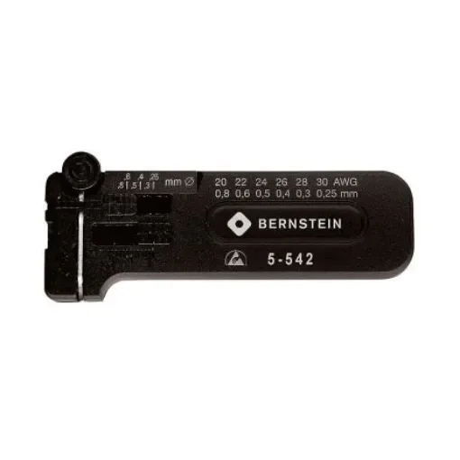Bernstein 5 Series Dissipative Precision Stripper Precision stripper, 0.25 Min, 0.8mm Max, 102 mm Overall - 5-542 product image