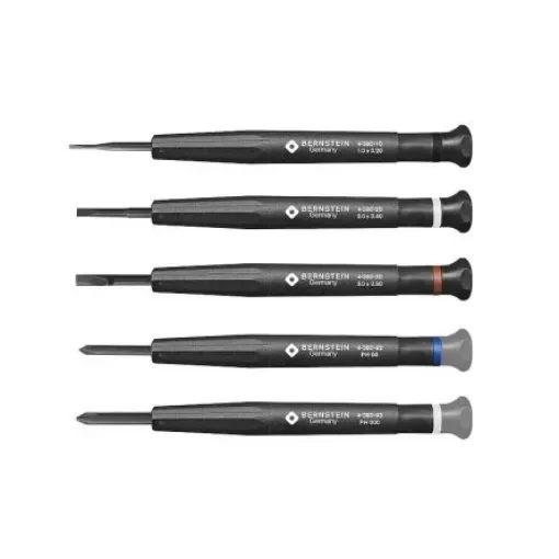 Bernstein Phillips, Slotted Screwdriver Sets, 5-Piece - 4-380-A product image