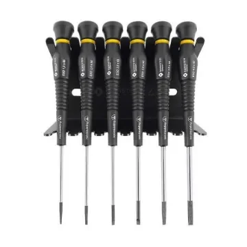 Bernstein Slotted Screwdriver Sets, 6-Piece, ESD-Safe - 4-610 product image