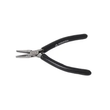 Bernstein 3-932-7 Flat Nose Pliers, 120 mm Overall, Flat Tip, 21.5mm Jaw, ESD product image