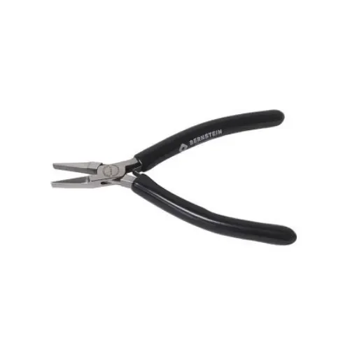 Bernstein 3-932-7 Flat Nose Pliers, 120 mm Overall, Flat Tip, 21.5mm Jaw, ESD product image