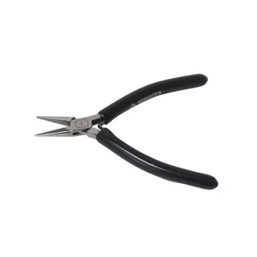 Bernstein 3-933-7 Nose pliers, 125 mm Overall, Pointed, Straight Tip, 23mm Jaw, ESD product image