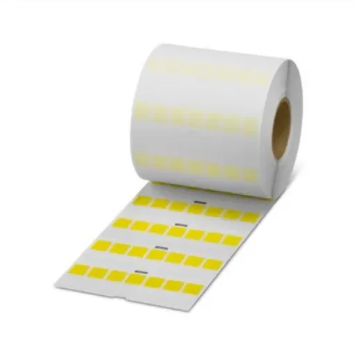 Phoenix Contact 830 Yellow Label Roll, 12.7mm Width, 31.75mm Height, 7000Per Roll Qty - 0830674 product image