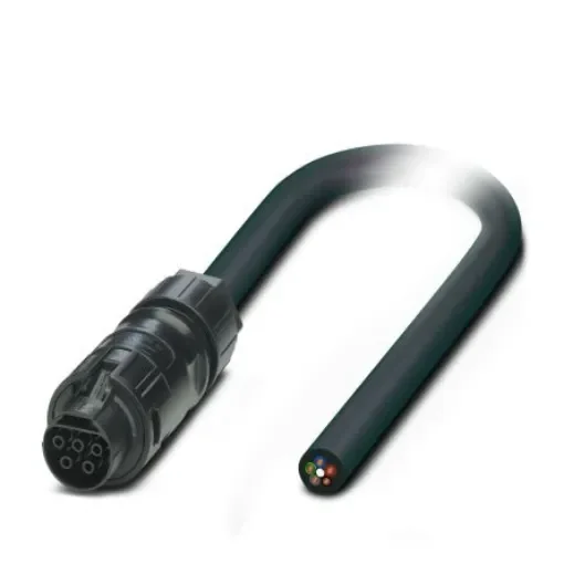 Phoenix Contact Straight Female 5 way Free Ends Sensor Actuator Cable, 5m - 1150674 product image