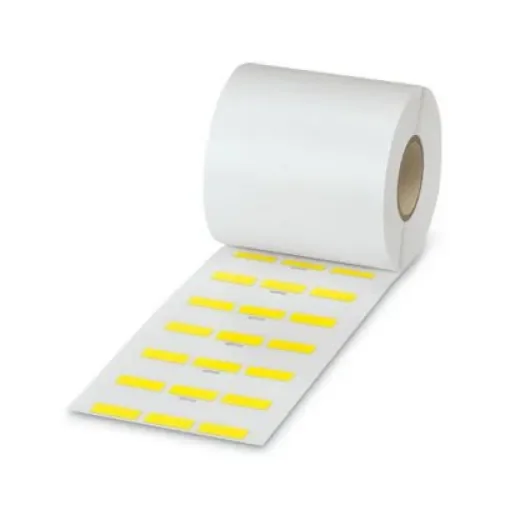 Phoenix Contact 830 Yellow Label Roll, 2.4mm Width, 25.4mm Height, 3000Per Roll Qty - 0830815 product image