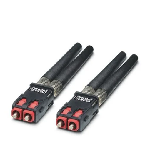 Phoenix Contact, PSM, SCRJ Single Mode Duplex Fibre Optic Connector, PCF 200/230µm Fibre Size, 2dB Insertion Loss - 2313070 product image