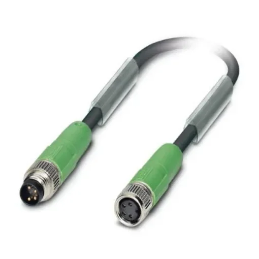 Phoenix Contact Straight Male 4 way M8 to Straight Female 4 way M8 Actuator/Sensor Cable, 20m - 1401312 product image