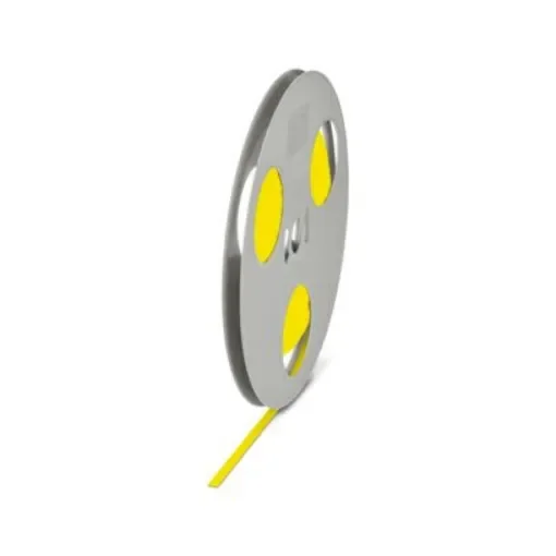 Phoenix Contact Halogen Free Heat Shrink Tubing, Yellow 6mm Sleeve Dia. x 100m Length, 800 Series - 0800331 product image