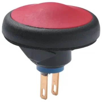APEM Push Button Switch, Momentary, Panel Mount, 16.2mm Cutout, SPST, 32V ac - IFB3Z1A600 product image