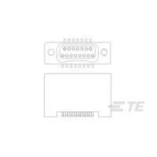 TE Connectivity DUALOBE Series Vertical Board Mount PCB Header, 25 Contact(s), 0.64mm Pitch, 2 Row(s), Unshrouded - 1589486-9 product image