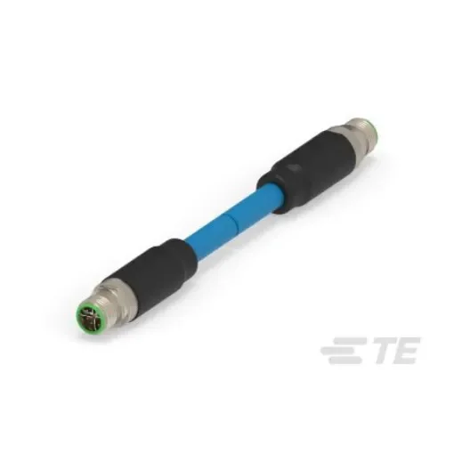 TE Connectivity Straight Male M12 to Straight Male M12 Cable assembly, 16.5m - 4-2317142-2 product image