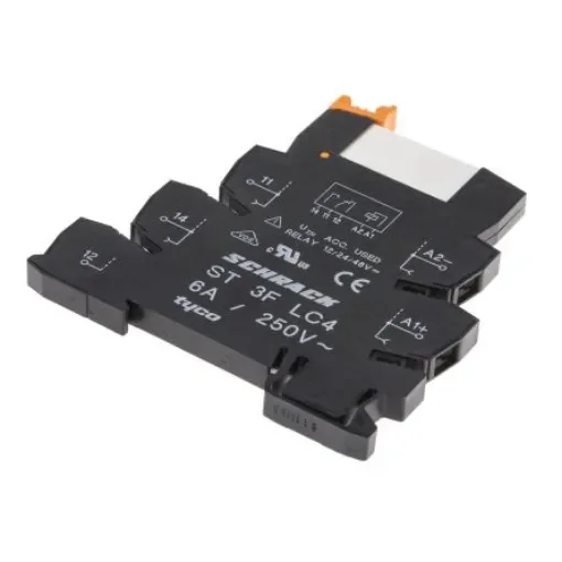 TE Connectivity SNR Series Interface Relay, DIN Rail Mount, 12V dc Coil, SPDT, 1-Pole - ST3P3LB2 3-1416100-1 product image