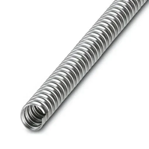 Phoenix Contact 10m Silver Cable Cover in Stainless Steel, 14mm Inside dia. - 3240863 product image