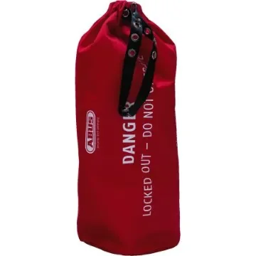 ABUS Red 1-Lock Polyester Lockout Device, 7.14mm Shackle - 86524 product image