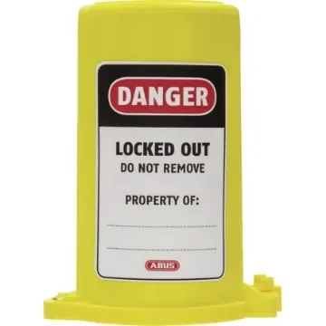 ABUS Red 1-Lock Polypropylene Cylinder Valve Lockouts, 9mm Shackle - 00449 product image