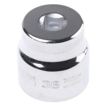 Bahco 1/2 in Drive 36mm Standard Socket, 12 point, 57 mm Overall Length - 7800DM-36 product image