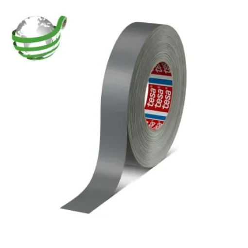 Tesa 04651-00536-00 Cloth Tape, 50m x 30mm, Yellow, Acrylic Coated Finish product image