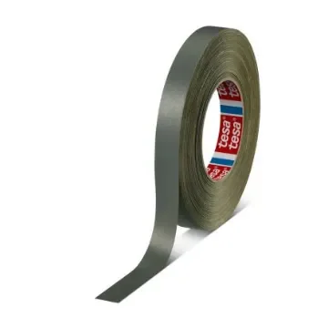 Tesa 04657-00111-00 Cloth Tape, 50m x 19mm, Yellow, Acrylic Coated Finish product image