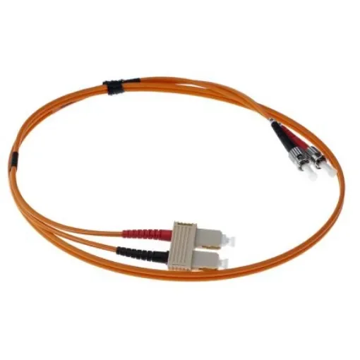 RS PRO OM1 Multi Mode OM1 Fibre Optic Cable, 62.5/125µm, Orange, 1m - 5357446 product image